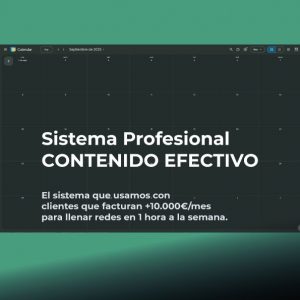 Sistema Profesional de Contenido Efectivo
